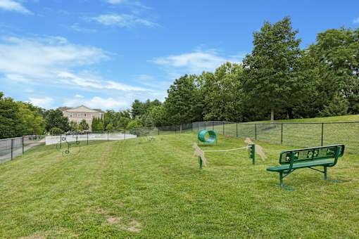 Bench in Park at New Britain, Chalfont, Pennsylvania