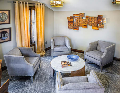 Living Area at The Lakes, Allentown, PA, 18104