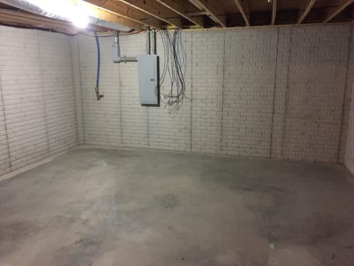 basement at Evergreen, Belpre