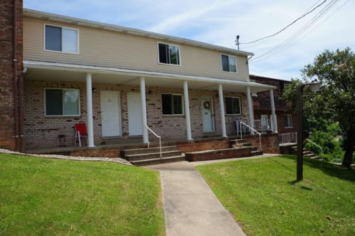 Building exterior area at Dutch Hills Terrace Apartments, West Virginia, 26104