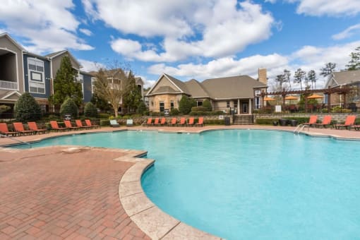 braxton brier creek raleigh nc|pool with tanning deck