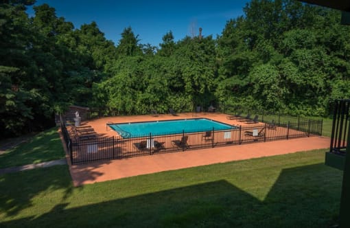 One of the Sparkling Swimming Pools at The Highland on Briley in Nashville.
