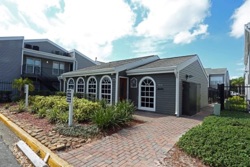The front office of Palm Avenue Apartments in Tampa, FL