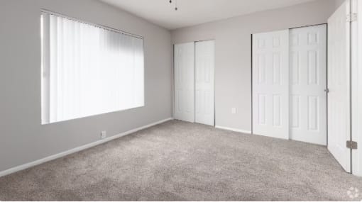 an empty room  of an apartment at Southern Oaks Residences