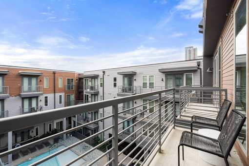 Large Balcony And Patio at Placemakr Downtown Austin, Austin, TX 78701