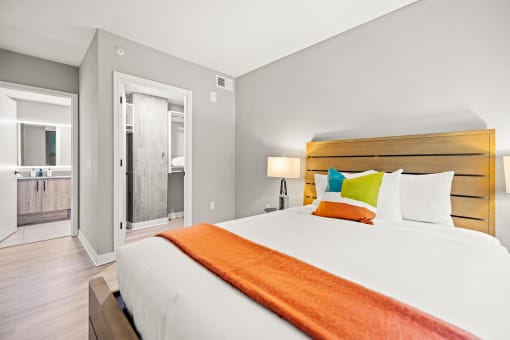Large bedroom with en-suite bathroom.