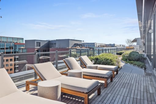 Outdoor terrace.