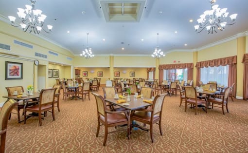 Dining Hall at Elison Independent Living of Lake Worth