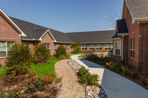 Assisted Living courtyard