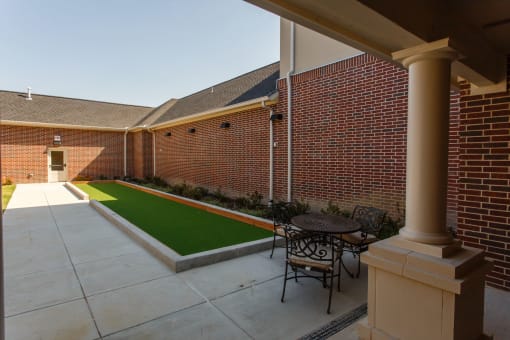 Assisted Living patio