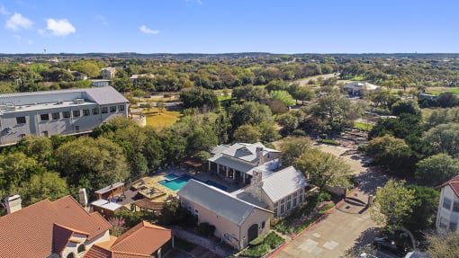 Aerial Community View at Barton Creek Villas, Austin