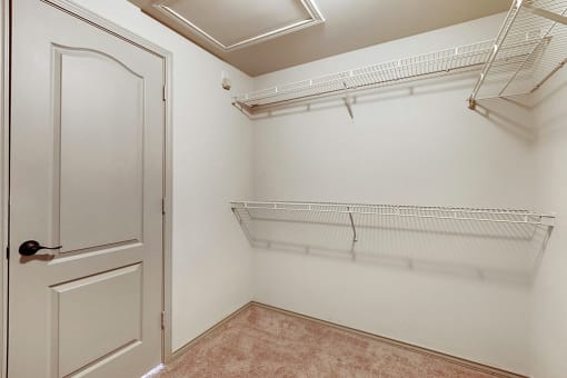Large Closet at Barton Creek Villas, Austin, TX
