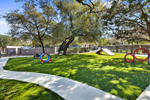 Greenspace Walking Path at Barton Creek Villas, Austin, Texas