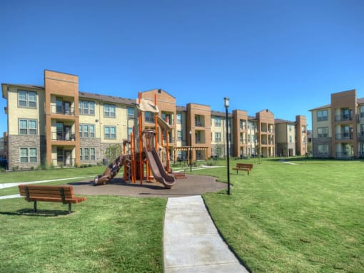 our apartments showcase a beautiful playground