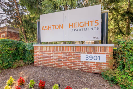 Property Signage at Ashton Heights, Hillcrest Heights, MD, 20746