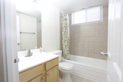 Bathroom With Bathtub at Ashton Heights, Maryland, 20746