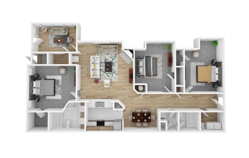 3 Bedroom Floorplan