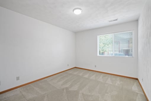 the living room is clean and ready for us to use