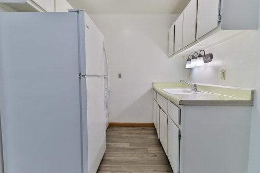 Kitchen Area Featuring Efficient Appliances