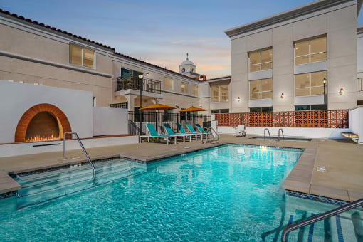 Shimmering Pool at Haven at La Mesa, California, 91942