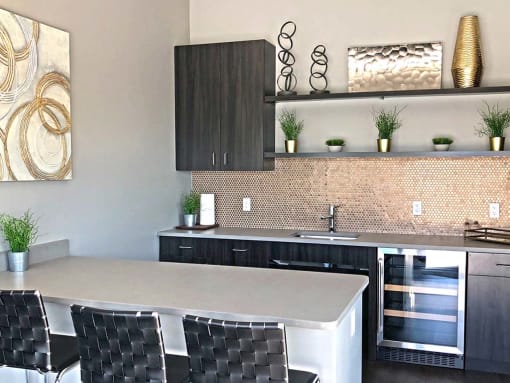 Kitchen at 1400 Russell Apartments, Missouri, 63104