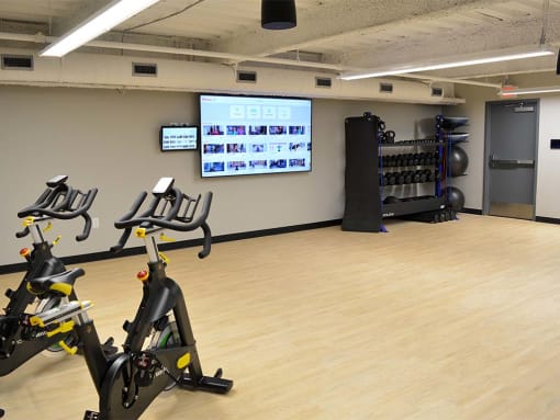 Fitness room at The Villages of Twin Oaks, Twin Oaks