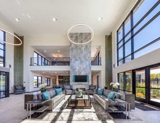 Lobby at Trinity Woods, Missouri, 64015