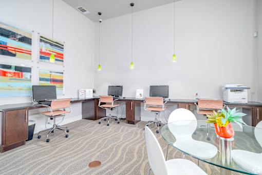 Step into the modern business center