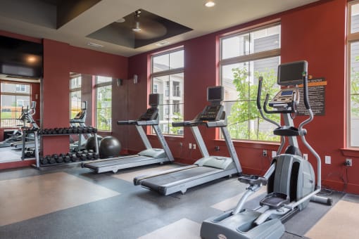 24hr Fitness Center with Cardio Machines