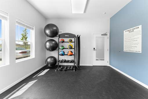 Fitness Studio at Union at North Crossing, Waterloo, Iowa