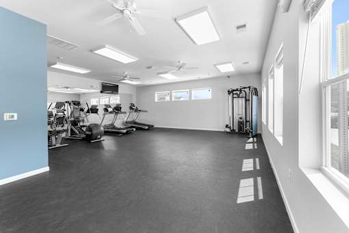 Gym at Union at North Crossing, Waterloo, Iowa