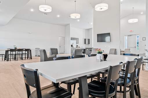 Dining Area at Union at Oak Grove, Michigan, 48855