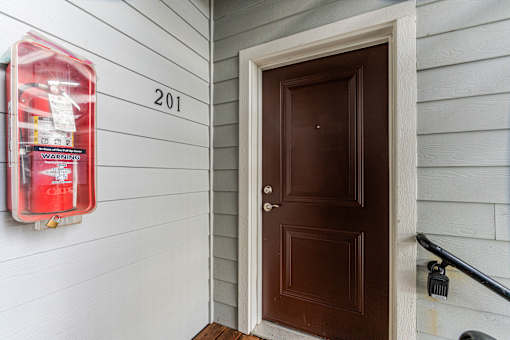 Bethany Apartments Front Door To Apartment