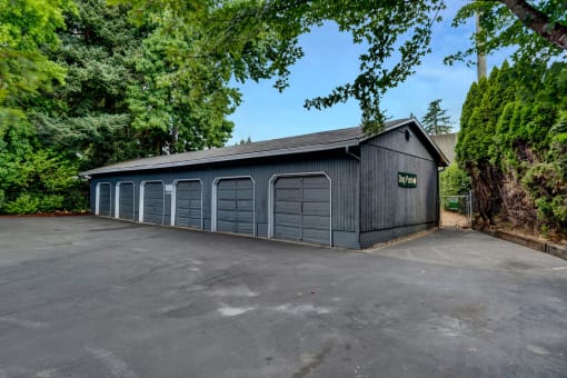 garage parking Sunset Station Apartments Portland Oregon 