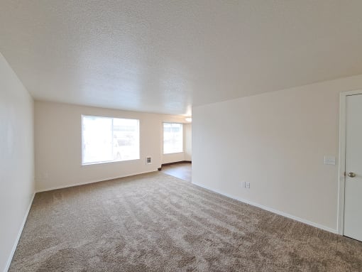 Living Room & Dining Area