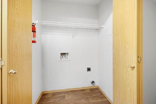 Laundry closet