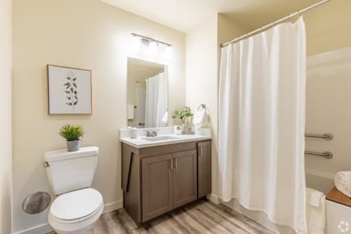 Bathroom at The Jax Apartments Vancouver, WA