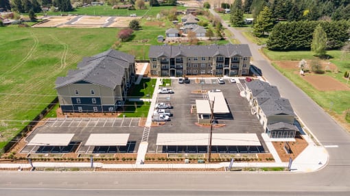 The Jax Apartments Vancouver, WA  with field