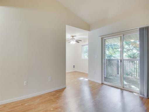 Sliding Door and Living Room