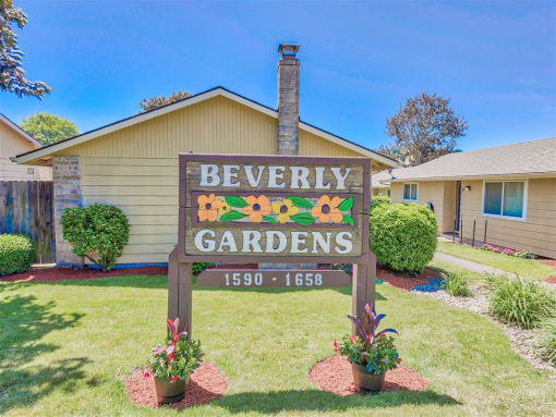 Beverly Gardens Apartments Sign