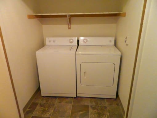 washer and dryer
