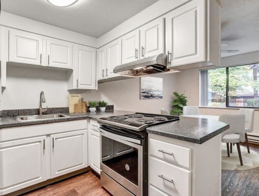 Kitchen Foothills Apartments Portland OR