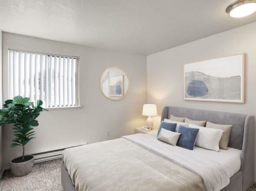 BedroomFoothills Apartments Portland OR