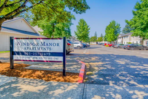 Windsor Manor Sign