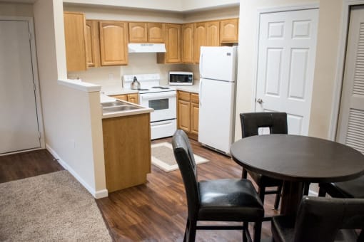 Akron OH apartment rentals Redwood Akron Kitchen single-story floor plans