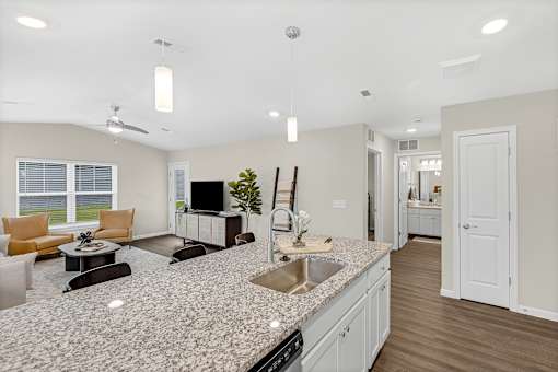 Amherst Ohio Apartment Rentals Redwood Living Redwood Amherst Dogwood Kitchen to Living Room