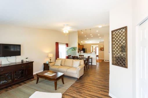 Dublin Ohio Apartment Rentals Redwood Dublin Open Floor Plans Living RoomRedwood Living