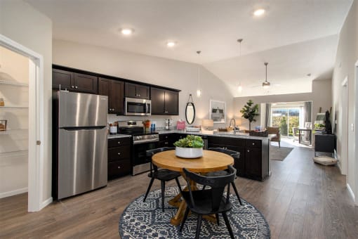 Kannapolis North Carolina Apartment Rentals Redwood Living Redwood Kannapolis Davidson Kitchen to Den