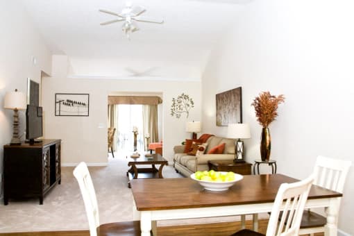North ridgeville OH apartment rentals Redwood North Ridgeville Meadow Lakes Blvd Living Room Dining Combo