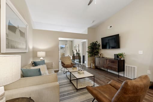 Norwalk OH Apartment Rentals Redwood Norwalk Living Room